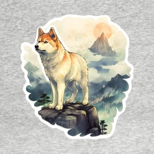 Half Husky Half Wolf - Dogs Collection T-Shirt